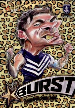 2020 Select Footy Stars - Starburst Caricature Leopard #SBL24 Nathan Wilson Front